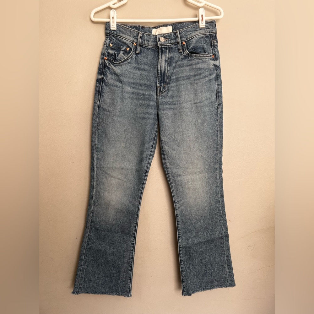 Mother Superior The Outsider Flood Fray Are There Yet Jeans Size 28 Wide Leg - Picture 4 of 8